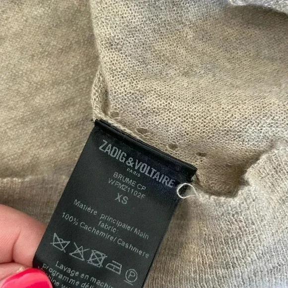 Zadig & Voltaire Brume cashmere sweater - Picture 7 of 9